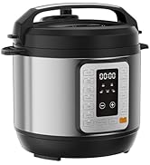 Sweetcrispy 16-in-1 Electric Pressure 6QT, 12-Preset Multi Cooker with Ceramic Pot, Slow Cook Ric...