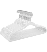 TIMMY Hangers Non-Slip Velvet Hangers - Suit Hangers (50-Pack) Ultra Thin Space Saving Coat Hange...