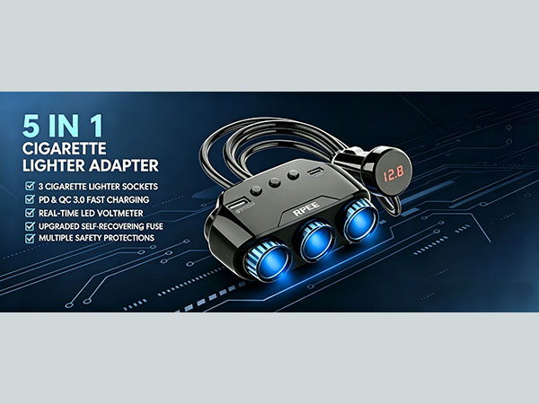 5IN 1 CIGARETTE LIGHTER ADAPTER