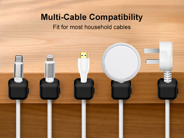 multi-cable compatibility: fit for most household cables