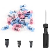 Figpade Pack of 30 Tire Repair Kit with Plugs,Self-Service Tire Repair Plugs with Screwdriver for...
