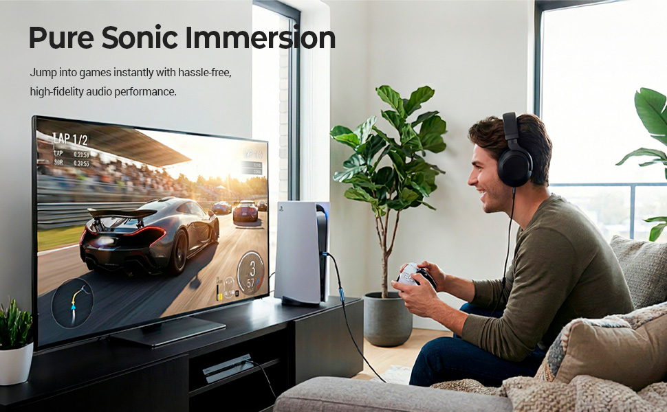 USB to 3.5mm Jack Audio Adapter