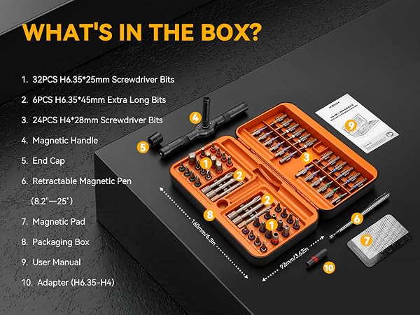 Magnetic Ratchet Screwdriver Set