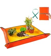 Large Repotting Mat for House Plants Transplanting Portable Potting Tray Waterproof Garden Mat Ga...