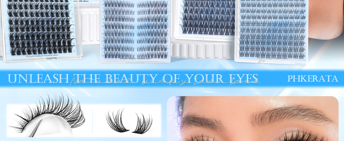 Lash clusters Wispy