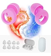 Ear Plugs for Sleeping,Comfortable in Noise Cancelling,4 Pairs Ear Tips&amp;One Stylish Headphone Cas...
