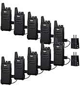 TIDRADIO TD-M8s Radios Walkie Talkies, Portable FRS Two-Way Radios Rechargeable, Rugged 2 Way Rad...