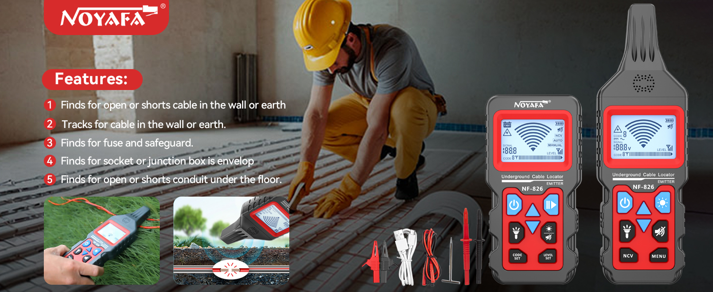 nf826 underground cable locator