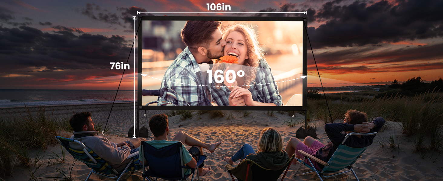 outdoor projector screen