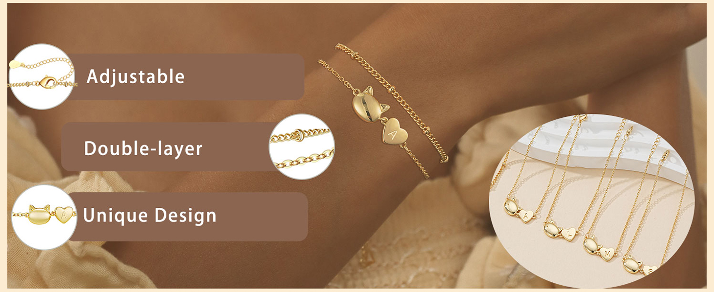 The details of the bracelets