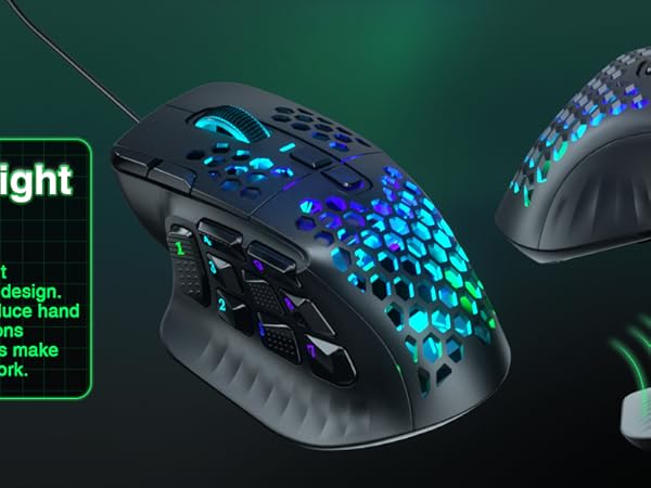 SM809 gaming mouse,gaming mouse, MMO mouse,wired mouse,wired gaming mouse