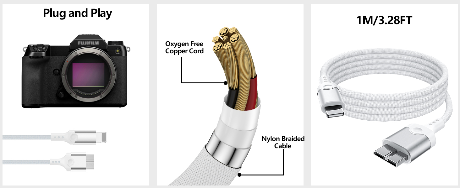 micro usb 3.0 to lightning cable