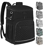 Cooler Backpack Insulated Leakproof Waterproof Backpack Cooler Bag 30 Cans, Large Capacity Lightw...