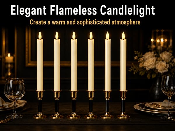 led taper candles