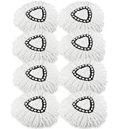 (Pack of 8) Spin Mop Heads Replacements Mop Refill Compatible with Ocedar 1-Tank Easywring Spinni...
