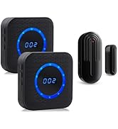 SanJie Wireless Door Chime for Business When Entering Door Entry Chime Door Bell with 800Ft Range...
