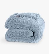 Bare Home Faux Shearling Blanket - Full/Queen Size - Blanket for Bed, Sofa, Couch, Camping, Trave...