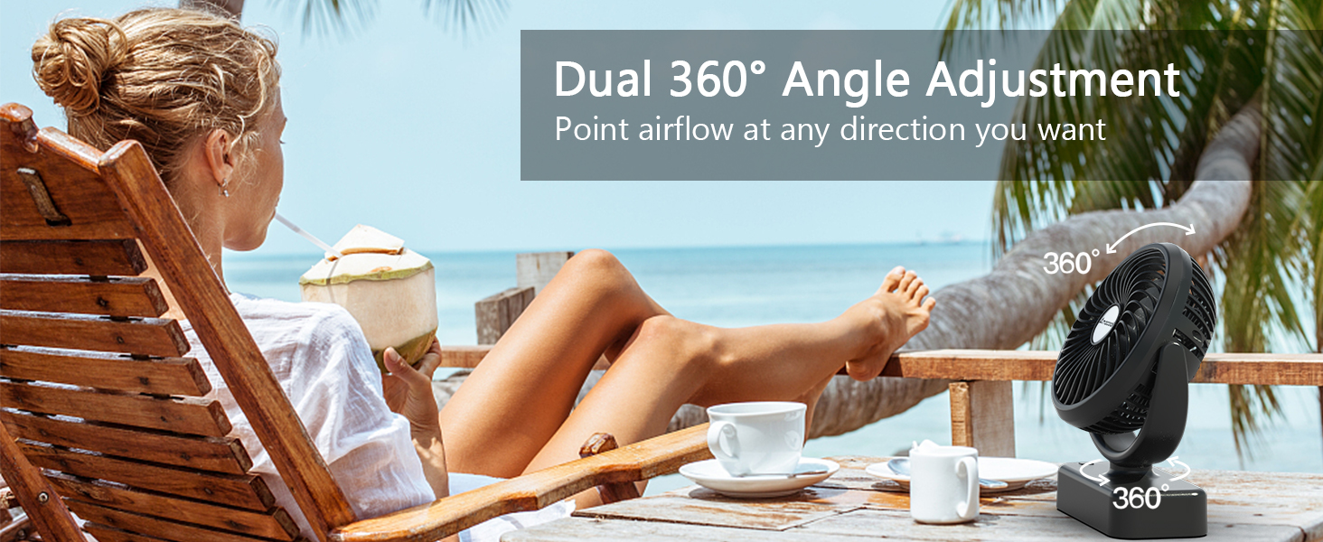 Portable personal fan