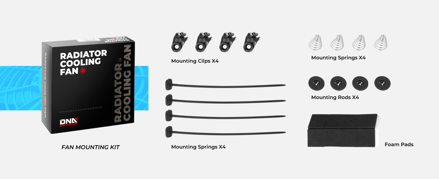 Electric Cooling Slim Radiator Fan