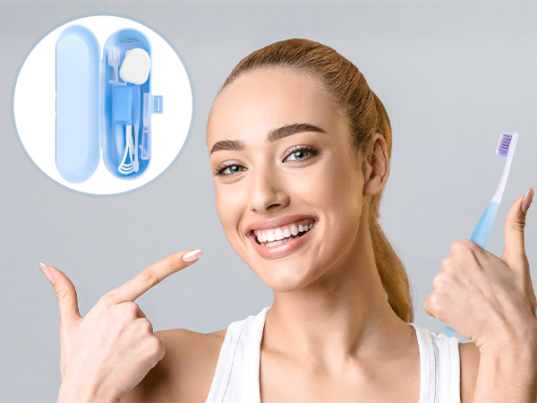 7-in-1 Travel Oral Care Kit with Case