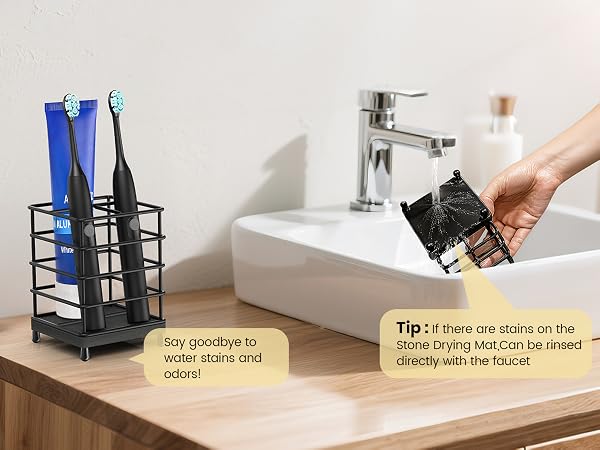 tooth brush holder for bathroom
