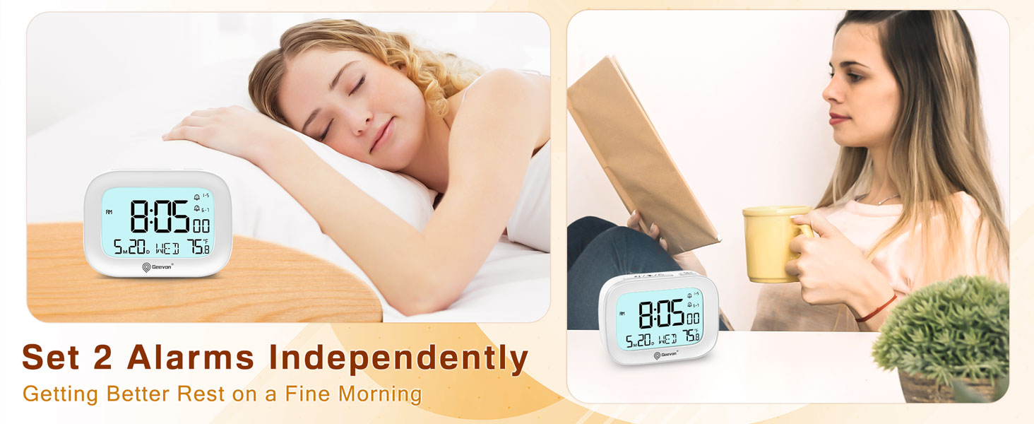alarm clocks for bedrooms