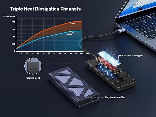 Digital device rendered in dark environment showing 3D visualization of data or performance metrics with glowing elements.