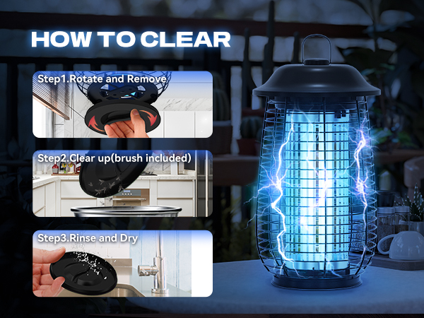 easy to clean mosquito trap