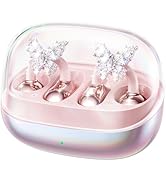 Kinglucky Gen2 Clip-On Earbuds with Butterfly Earrings, Charge &amp; Store Without Removing Earrings,...