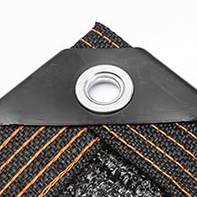 shade cloth with grommets