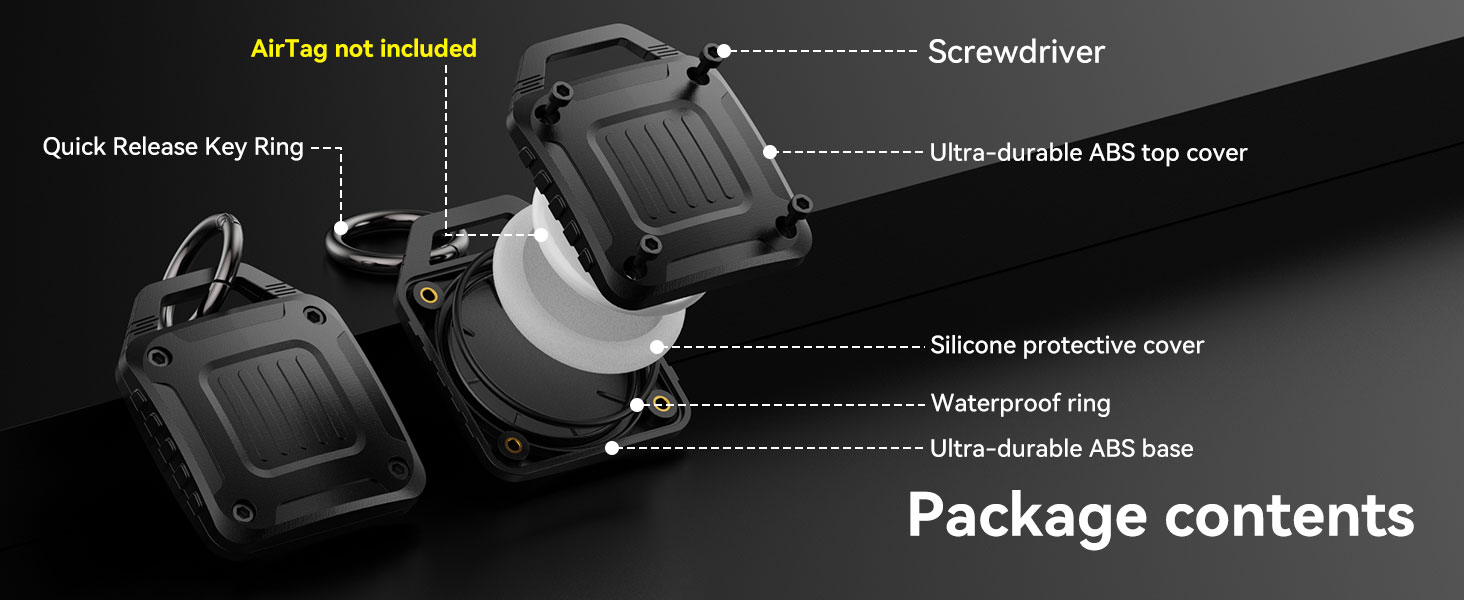The Airtag holder keychain is designed specifically for 2021 Apple AirTags