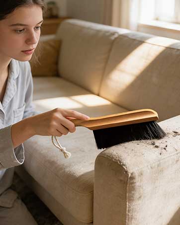 horsehair hand broom