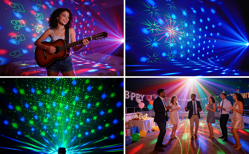 Laucnpty disco lights for parties