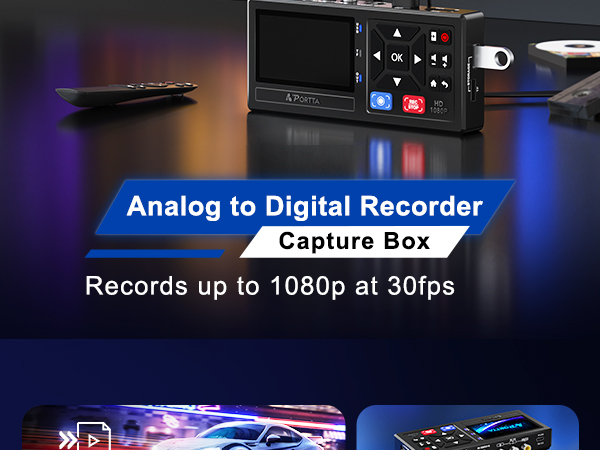 PORTTA VHS to Digital Converter