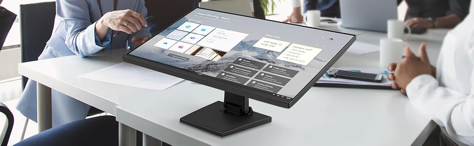 Lay flat monitor stand