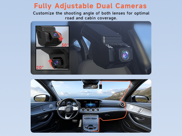 Adjustable dual cameras