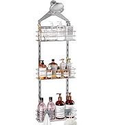 Orimade Adjustable Anti-slip Shower Caddy over Shower Head, Rustproof Bathroom Hanging Shower Org...
