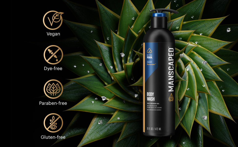 manscaped persevere body wash daily shower gel