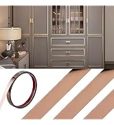 Qiveno Rose Gold Molding Trim Peel and Stick(Mirror-Like Finish), 201 Stainless Steel Self Adhesi...