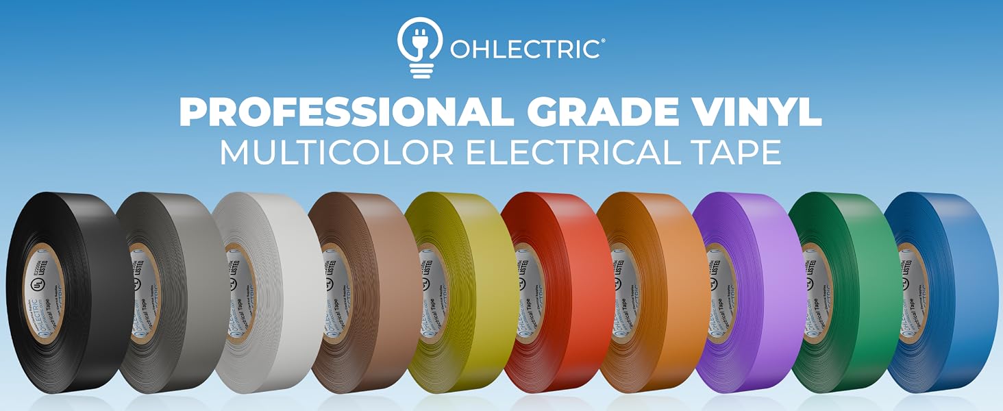 Professional Grade Vinyl Electrical Tape