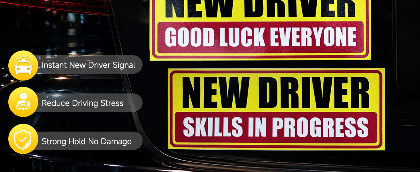 student driver magnet for car new stickers magnets sign please be patient magnetic signs bumper