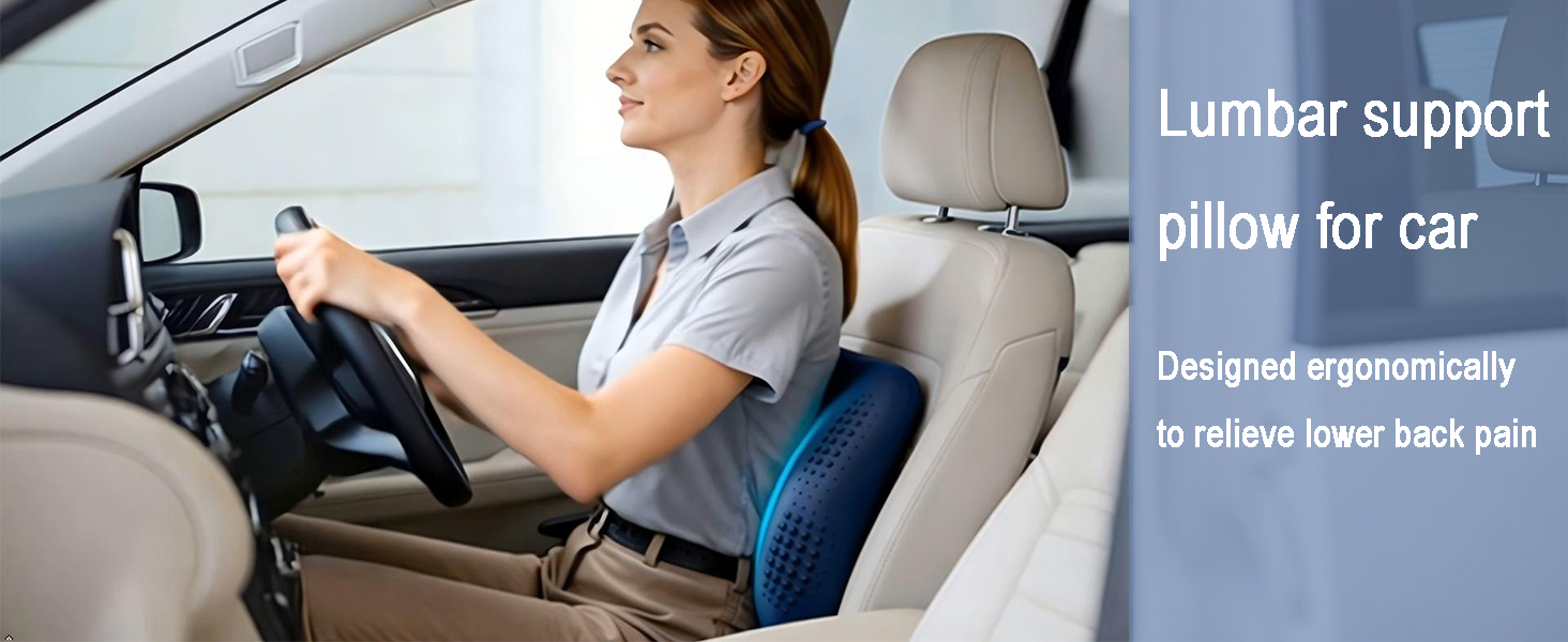 Lumbar Support Pillow for office chair Lumbar Support Pillow for car