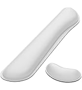 Dapesuom Enlarge Keyboard Wrist Rest, Memory Foam Wrist Cushion for Desk Mats Support, Cute Typin...