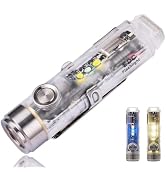 RovyVon A8 G4 Rechargeable Keychain Flashlight Magnetic Clip 8 Modes Light | Compact EDC Flashlight