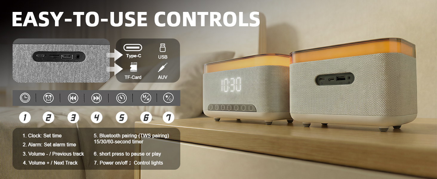 EASY-TO-USE CONTROLS