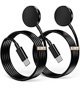 2 Pack USB C for Samsung Galaxy Watch Charger Compatible with Watch 8/8 Classic/Ultra/7/6/6 Class...