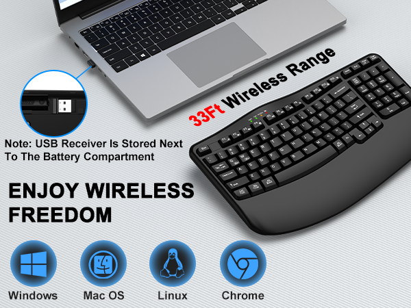 ergonomic keyboard wireless