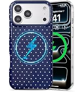EYZUTAK Magnetic for iPhone 17 Pro Max Case Compatible with MagSafe, Fashion Cute Polka Dot Phone...
