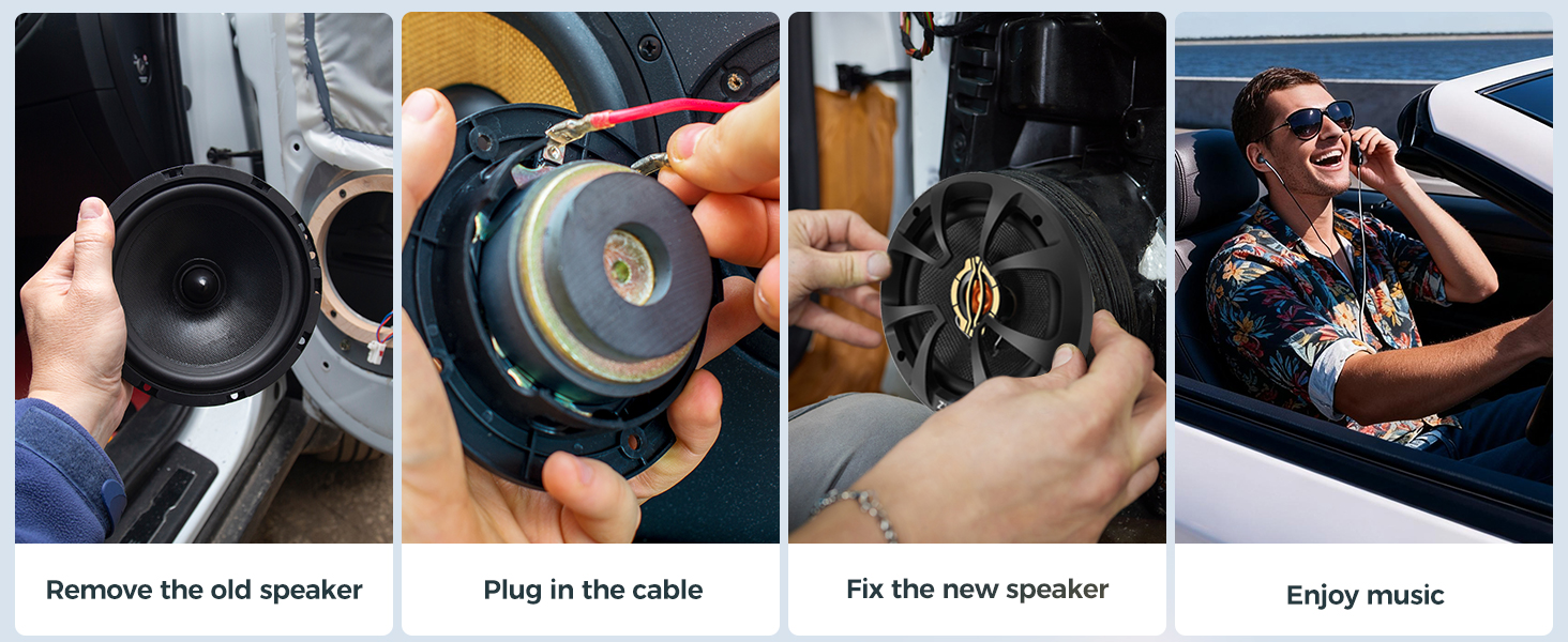 6.5&amp;#34;Coaxial Car Speakers