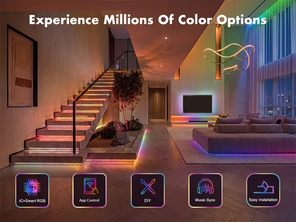 Experience Millions Of Color Options